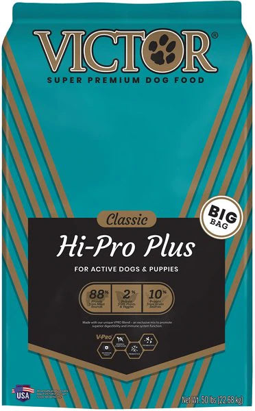 VICTOR Classic Hi-Pro Plus Formula Dry Dog Food 15 lb bag