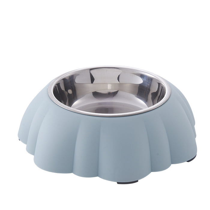 Stainless Steel Puppy Dish Water Bowl Universal Feeder