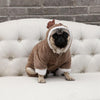 Pet dog clothes elk double padded winter coat