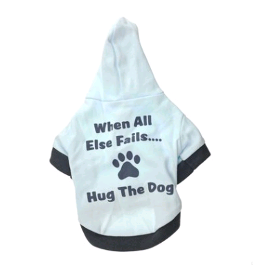 Pet clothes dog clothing, printed Hug The Dog with hat t-shirt Teddy clothes dog clothes