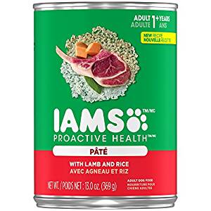 Iams ProActive Health Adult With Lamb & Rice Pate Canned Dog Food