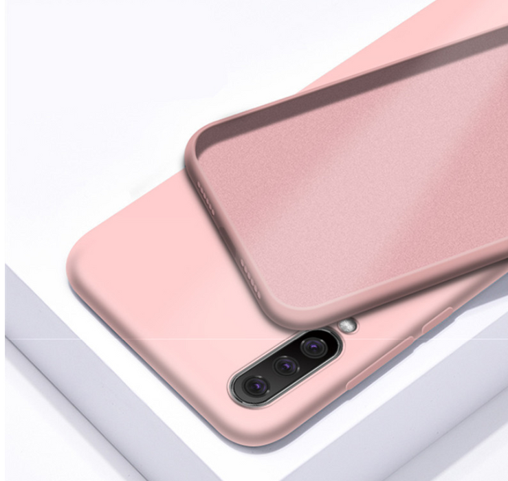 Pure color silicone phone case
