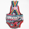 Strap striped safety pants