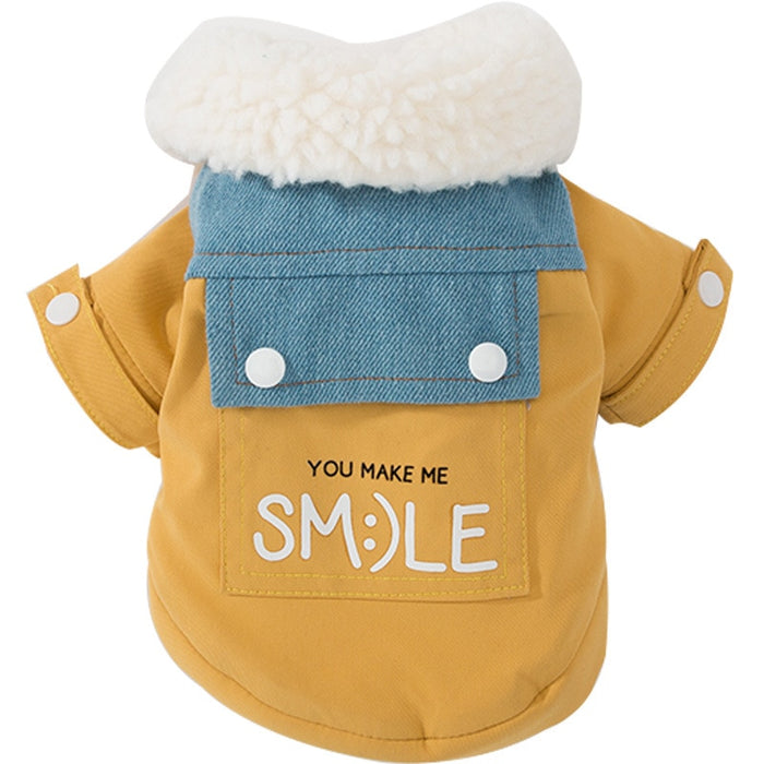 Warm Pet Coat Jacket Winter Clothes Thicken Dog Cat Outfit
