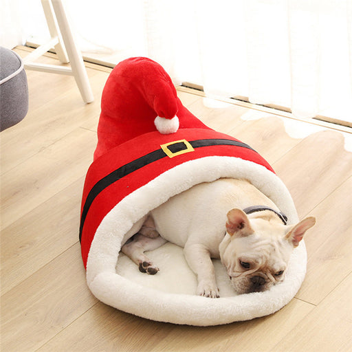 New Year cat's nest dog's nest slippers cartoon cute red