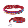 Soft suede microfiber dog and cat collar
