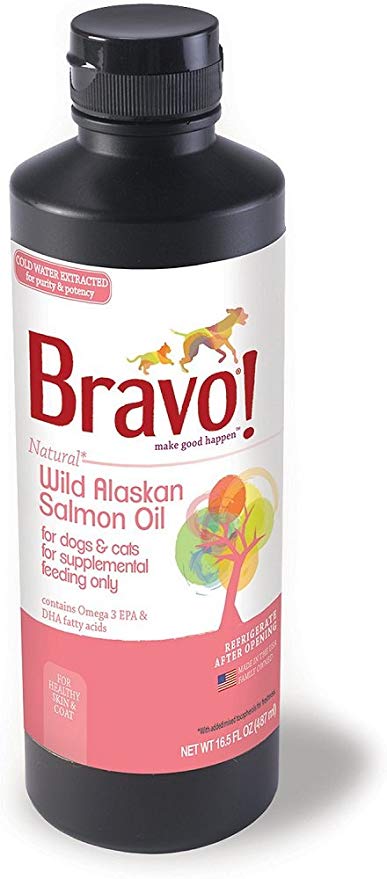 Bravo! Wild Alaskan Salmon Oil Dog & Cat Supplement