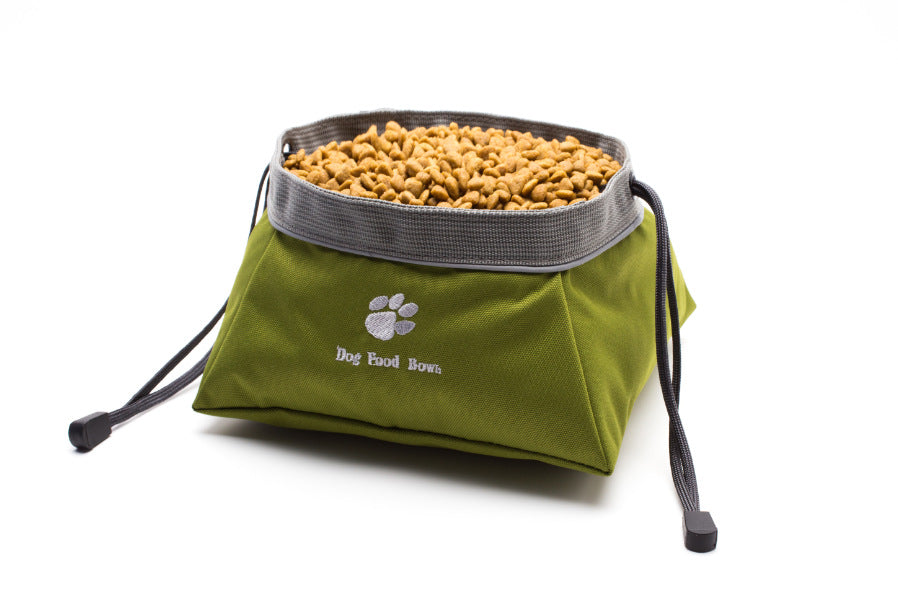 High-grade waterproof collapsible pet bowl