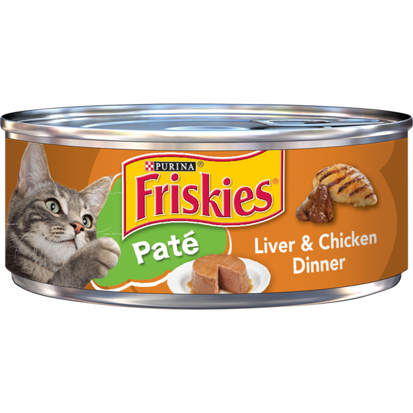 Friskies Pate Liver and Chicken Canned Cat Food