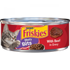 Friskies Meaty Bits With Beef In Gravy Canned Cat Food