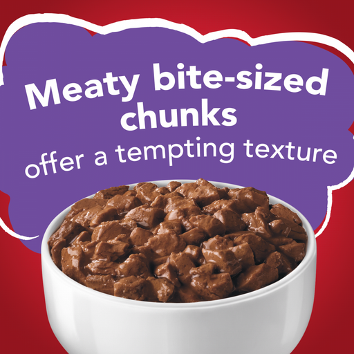 Friskies Meaty Bits With Beef In Gravy Canned Cat Food