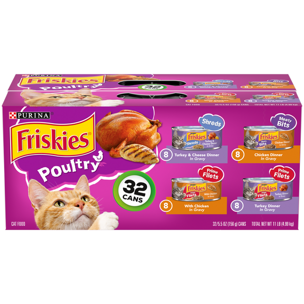 Friskies Poultry Variety Canned Cat Food