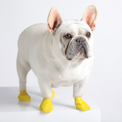 Fadou small dog anti dirty rain shoes