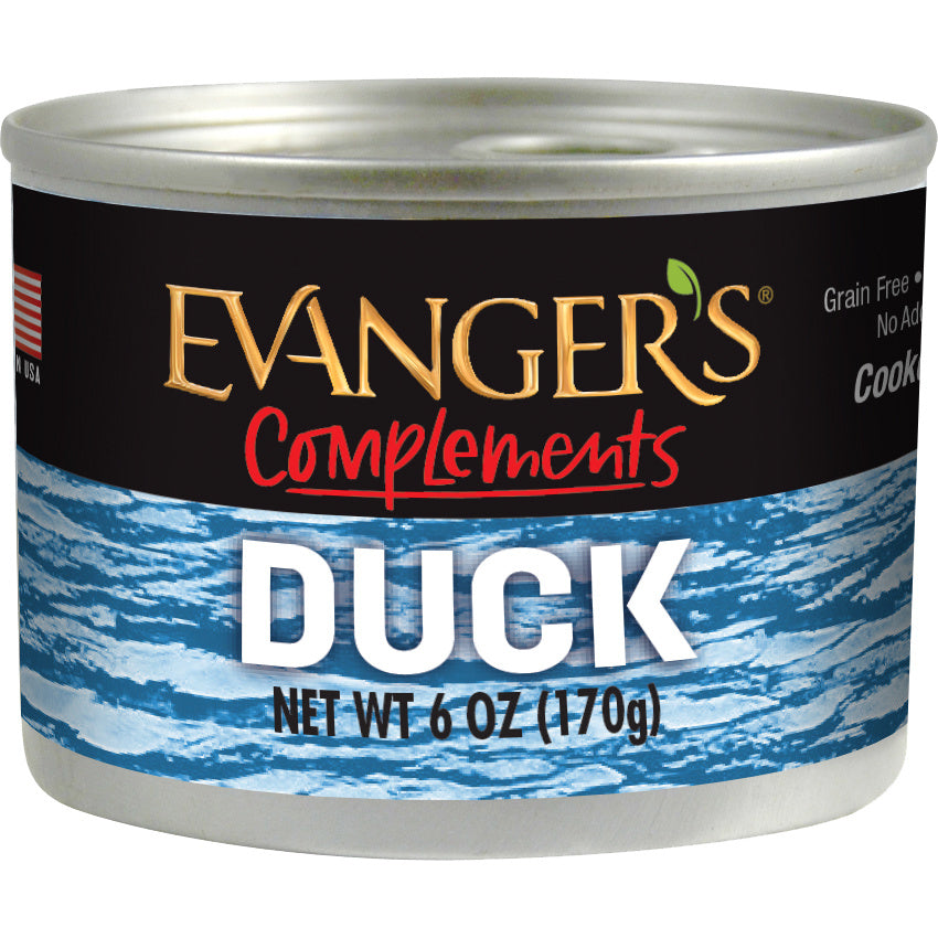 Evangers Grain Free Duck  Canned Dog and Cat Food