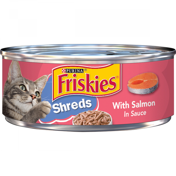 Friskies Savory Shreds Salmon in Sauce Canned Cat Food