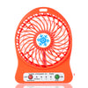 Portable Rechargeable LED Light Mini USB Charging Table Fan Speed Regulation Mode Lighting Function LED Refrigeration Air Cooler 3