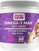 Pure Love Omega-3 Max Soft Chews for Small and Medium Dogs and Cats
