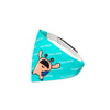 Pet cartoon print triangle scarf