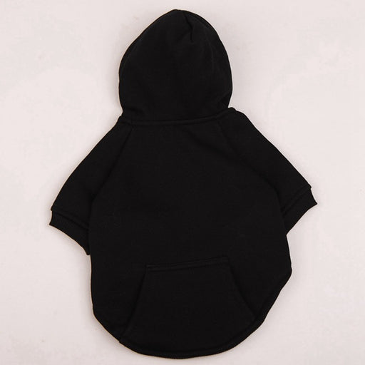 Fleece Hooded Sweater Dog Clothes Winter Hooded Jacket