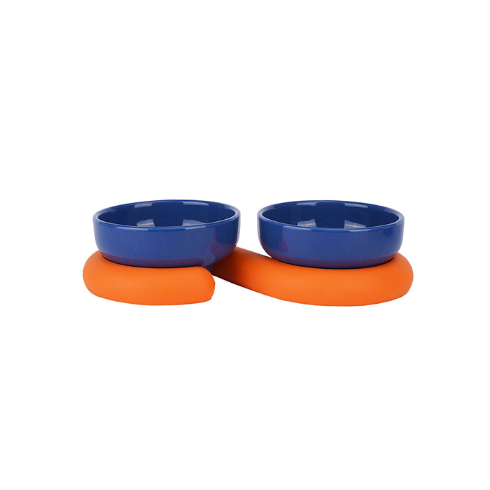 Protect the cervical spine dog bowl