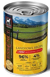 Essence Pet Foods Limited Ingredient Recipe Landfowl Wet Dog Food 12/13 oz Cans