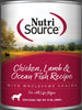 NutriSource Adult Chicken, Lamb & Ocean Fish Canned Dog Food