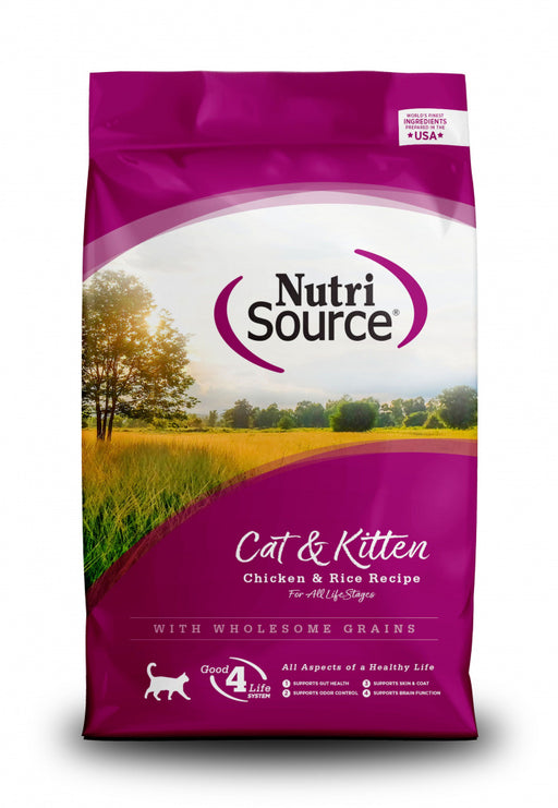 NutriSource Cat & Kitten Chicken & Rice Dry Cat Food