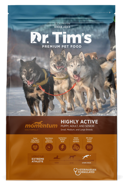 Dr. Tim's Momentum Highly Athletic Dry Dog Food