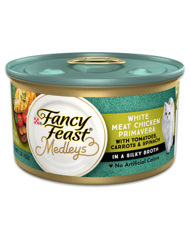 Fancy Feast Elegant Medleys White Meat Chicken Primavera Canned Cat Food