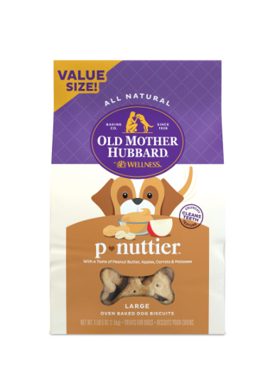 Old Mother Hubbard Crunchy Classic Natural P-Nuttier Large Biscuits Dog Treats