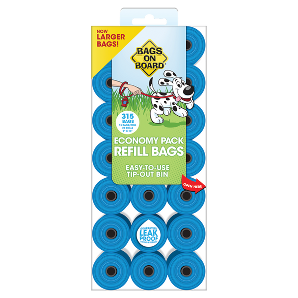 Bags on Board Waste Bags Refill Pantry Pack
