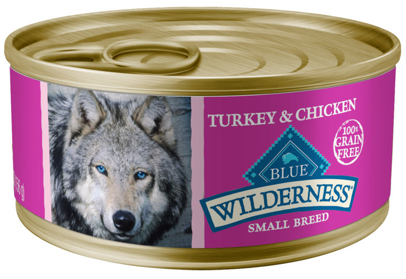 Blue Buffalo Wilderness Grain Free Small Breed Turkey & Chicken Grill Canned Dog Food