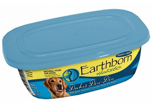 Earthborn Holistic Duke's Din Din Gourmet Dinners Grain Free Moist Dog Food Tubs