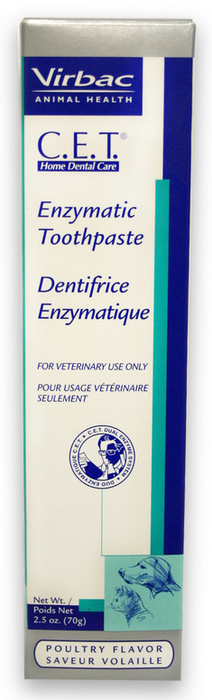 Virbac C.E.T. Enzymatic Pet Toothpaste Poultry Flavor for Dogs and Cats