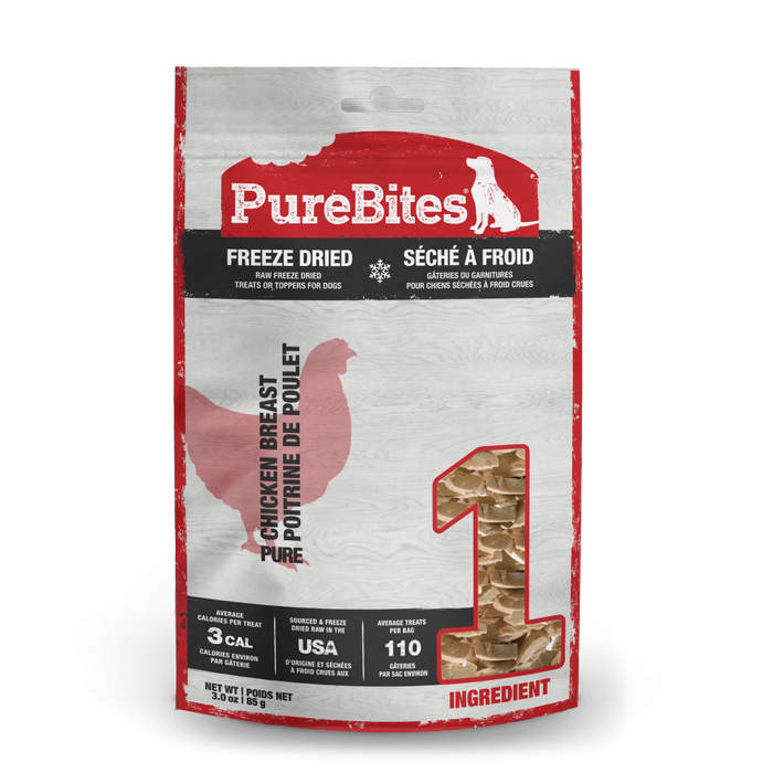 PureBites Freeze Dried Chicken Breast Dog Treats