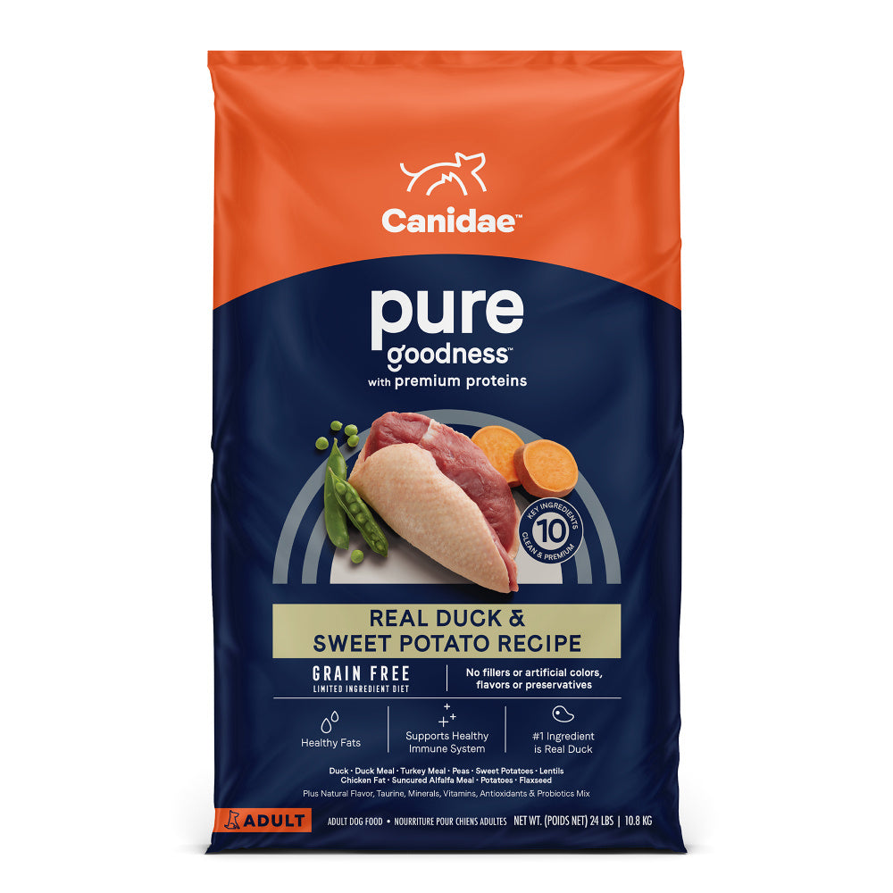 Canidae Pure Goodness Real Duck & Sweet Potato Recipe Adult Dry Dog Food
