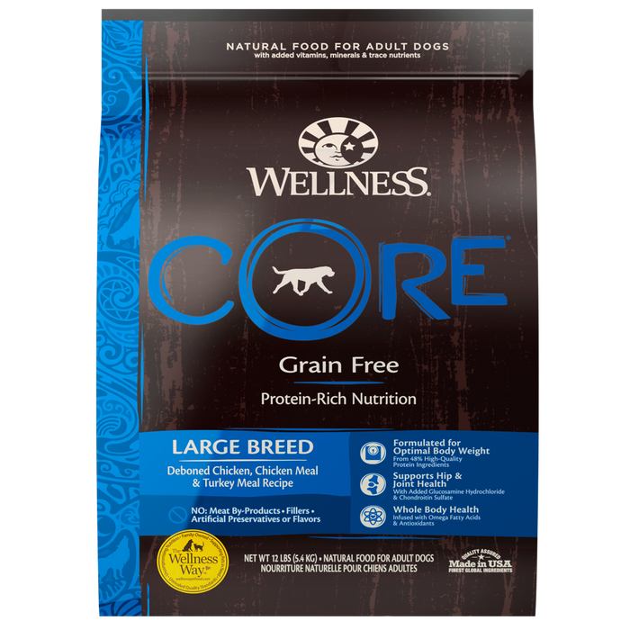 Wellness core large breed puppy food best sale