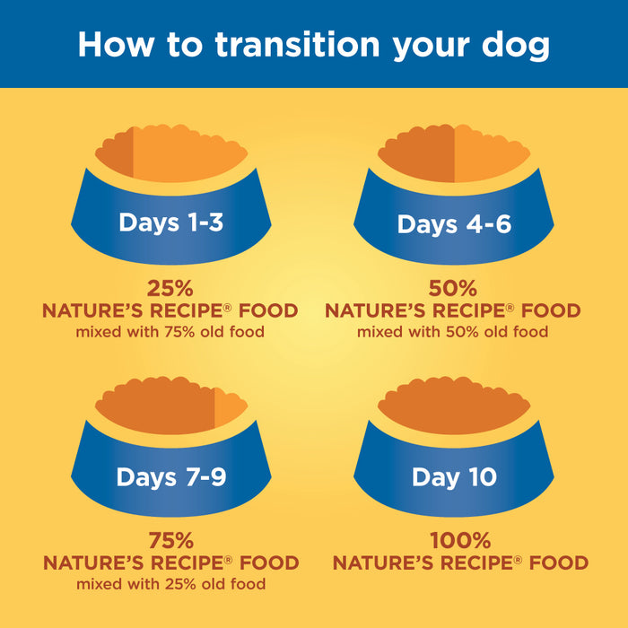 Nature's Recipe Large Breed Grain Free Chicken, Sweet Potato & Pumpkin Dry Dog Food