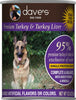 Dave's Premium Turkey & Turkey Liver 95% Meat Canned Dog Food