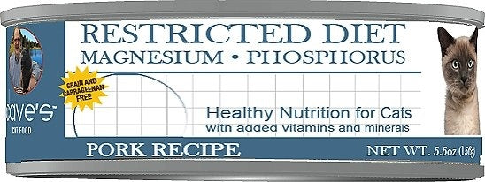 Dave's Restricted Diet Grain Free Magnesium Phosphorus Pork Dinner Canned Cat Food