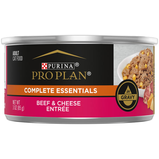 Purina Pro Plan Savor Adult Beef and Cheese Entree in Gravy Canned Cat Food