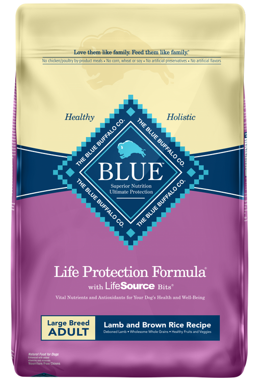 Blue Buffalo Life Protection Natural Lamb & Brown Rice Recipe Large Breed Adult Dry Dog Food