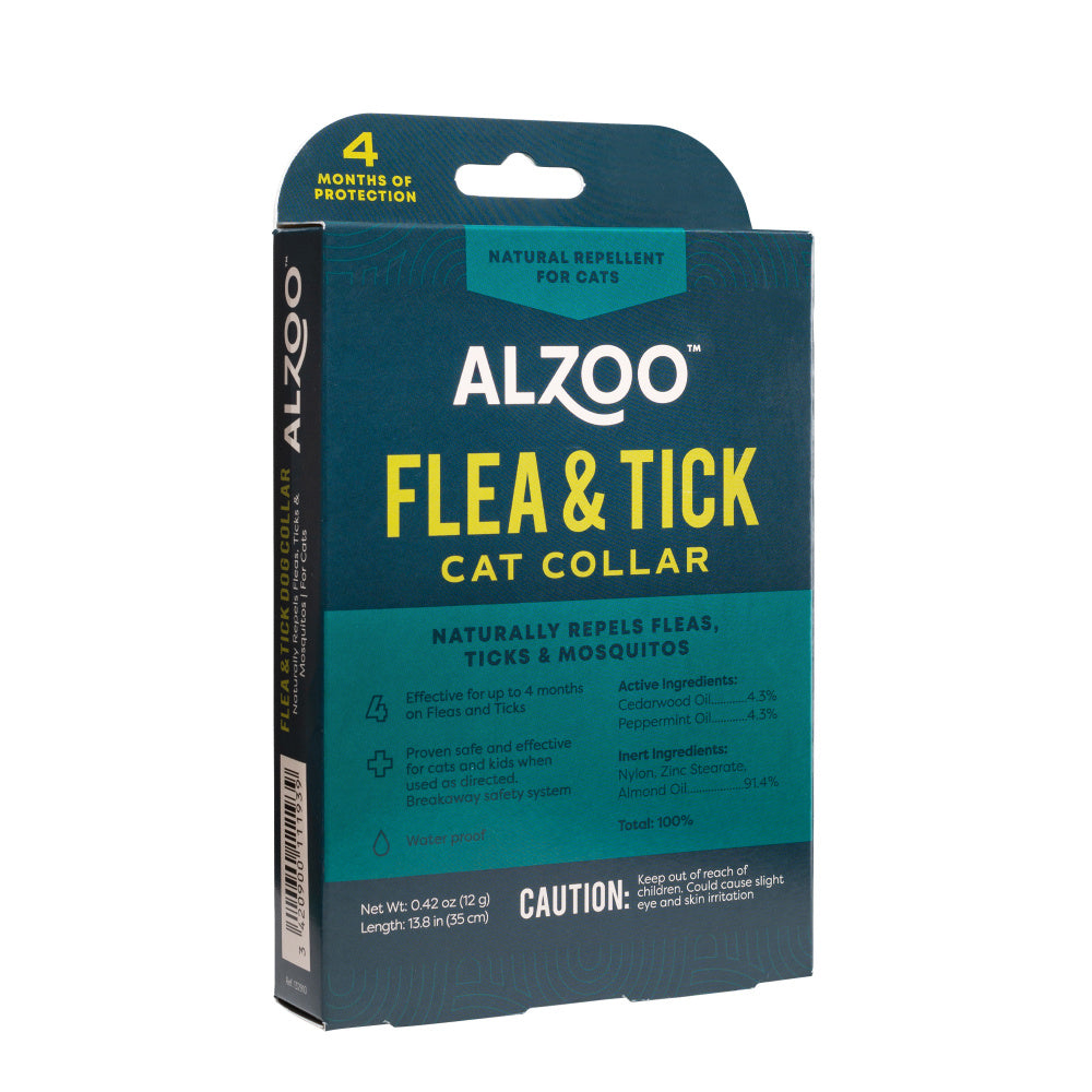 Alzoo Natural Repellent Flea and Tick Collar for Cats — AZ Pet Foods