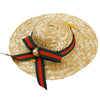 Straw hat pet shade for cats and dogs