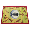 Arlee Pet Products Meow Meow Tapestry Bowl Mat