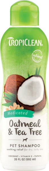 Tropiclean Oatmeal & Tea Tree Pet Shampoo