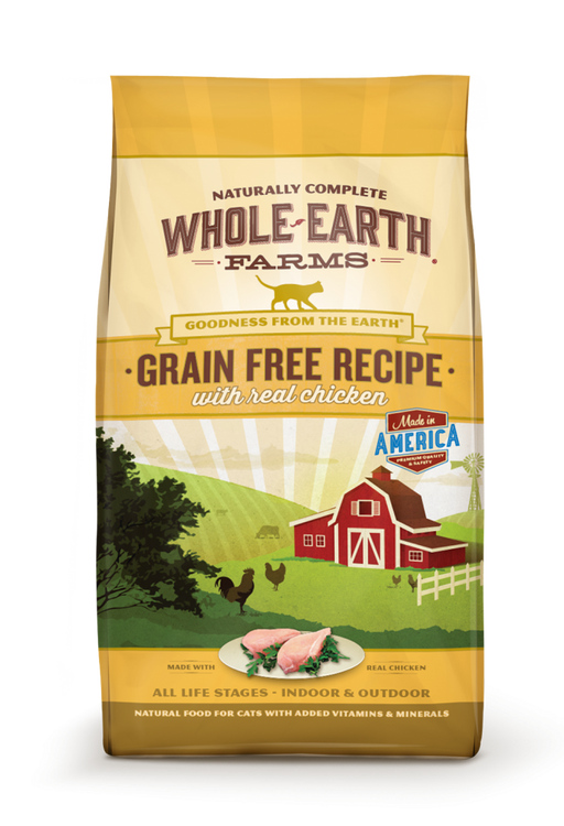 Whole Earth Farms Grain Free Real Chicken Recipe Dry Cat Food