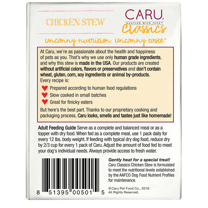 Caru Grain Free Real Chicken Stew Dog Food