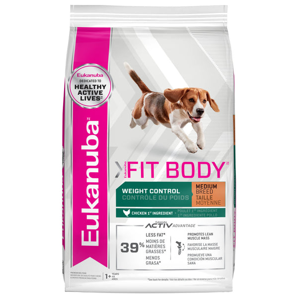 Fit Body Weight Control Medium Breed Dry Dog Food