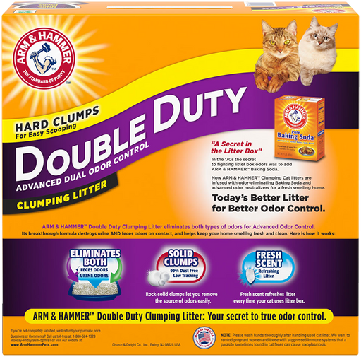 Arm & Hammer Double Duty Advanced Odor Control Clumping Cat Litter